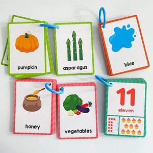 Vendita Diretta dalla Fabbrica di Giochi Educativi per Bambini, Carte Cognitive in Carta con Frutta e Verdura per l'Educazione della Prima Infanzia - Product Image 4