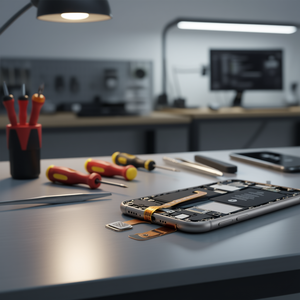 Cable flexible de repuesto para lector de huellas dactilares Xiaomi Poco M3 Pro, diseño de barra negra - Product Image 3