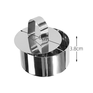 Set di anelli per torta professionale in <span class=keywords><strong>acciaio</strong></span> inossidabile stampi da forno per Cheesecake Mousse al cioccolato tartufi cornice per torta antiruggine - Product Image 2