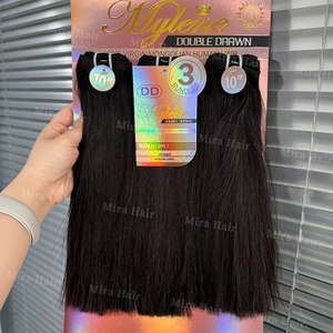 Commercio all'ingrosso 3 pz pacchetto mongolo <span class=keywords><strong>capelli</strong></span> umani estensione colore naturale dritto 1 Set 3 fasci di <span class=keywords><strong>capelli</strong></span> mongoli per <span class=keywords><strong>donna</strong></span> nera - Product Image 4