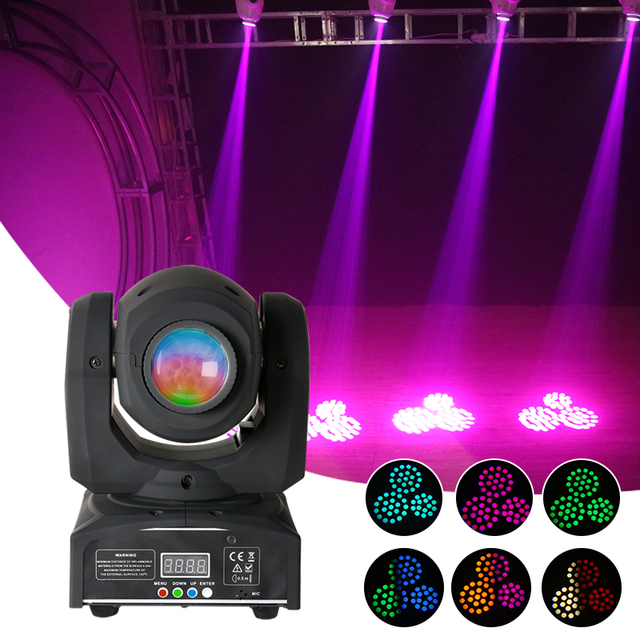 Hot Selling Sound Activated Dmx Gobo 10W Rgbw Led Spider Spot Party Stage Light Dj Beam 3in1 Moving Head Light