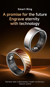 Hot Selling High Quality SY02 Steel Smart Ring Health Monitor Heart Rate Tracker IP68 Waterproof Sleep Tracking App Control Hot - Product Image 3