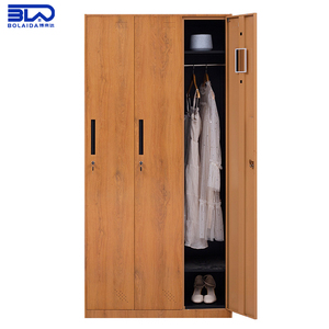 Meubles de bureau modernes en acier, armoire durable en couleur bois pêche pour la maison et le bureau, rangement organisé pour la chambre - Product Image 4