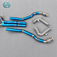 Système d'échappement Catback en acier inoxydable à soupapes Valvetronic Rytan Performance pour Audi S6/S7/RS6/RS7 C7 C7.5 4.0 V8