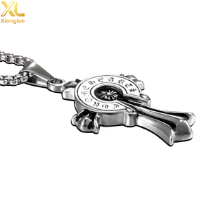 Collier Pendentif Croix de Jésus Punk Rock 2026 Unisexe en Zircon Tendance Étanche en Acier Inoxydable Religieux Hiphop - Product Image 2