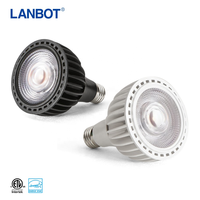 ETL CE Lumen élevé PAR 30 lumière LED blanc chaud projecteurs à intensité variable 10W 30W 40W AC85-240V E26 E27 COB Anti-éblouissement Par20 ampoules Led