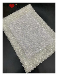 Paillettes <span class=keywords><strong>tulle</strong></span> meilleure qualité <span class=keywords><strong>rouge</strong></span> perlé dentelle robe sequin tissu mariée mariage perlé dentelle tissu - Product Image 4