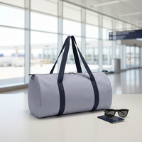 Bolsa de Viaje de Gasa Burbuja de Gran Capacidad, Bolsa de Almacenamiento para Viajes, Bolsa de Equipaje para Fin de Semana, Bolso de Mano Seersucker para la Vida Diaria
