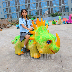 Điện trẻ em đi xe trên xe ô tô Jurassic khủng long công viên monoclonius Robot cơ khí khủng long Rides - Product Image 1