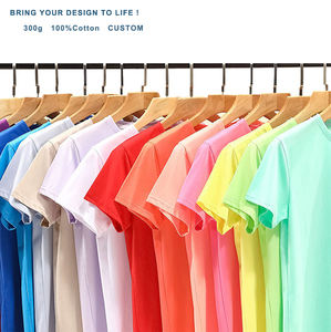 Camiseta Casual Deportiva de Verano de 180 GSM de Algodón Tejido Estampado con Patrón en Relieve Transpirable - Product Image 1