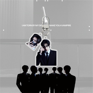 Kpop Album DESIRE UNLEASH <strong>Keychain</strong> 2pcs/Set Character Printing Acrylic Pendant Bag Accessories SUNOO <strong>JAKE</strong> Fans Collection Gift - Product Image 5