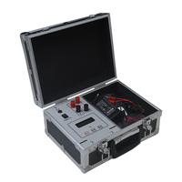 Testeur de résistance d'enroulement de transformateur DC 0-20kΩ 5mA ~ 10A Courant de sortie à 5 vitesses Portable Micro Ohm Meter 12.6V/4.8AH Battery-In