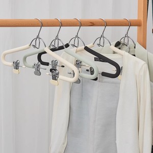 Ensemble de cintres à vêtements avec pinces, cintre à pantalons pour pantalons, jupes et vêtements Hanfu, organisateur de vêtements pour usage domestique, type crochet, rectangulaire - Product Image 2