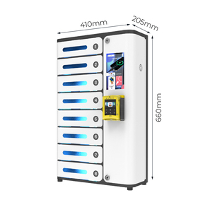 Armoire <span class=keywords><strong>de</strong></span> recharge pour téléphones portables Y2 Power MIA Premium à 8 baies avec casier <span class=keywords><strong>de</strong></span> recharge compatible carte <span class=keywords><strong>de</strong></span> crédit, distributeur automatique <span class=keywords><strong>de</strong></span> recharge pour téléphones - Product Image 3