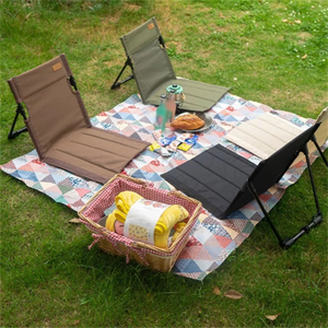 Chaise lune pliable légère et portable avec dossier, en tissu Oxford, design moderne, pour camping, <span class=keywords><strong>plage</strong></span> et piscine - Product Image 2