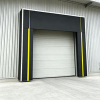 Porte segmentée industrielle automatique à levage élevé, porte élévatrice, joint de porte électrique en PVC