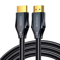 Câble HDMI Mâle-Mâle SAMZHE 8K/60Hz 4K/240Hz V2.1 48 Gbps PVC Plaqué Or HDR Dynamique 3D PS5 DVD Moniteur Projecteur