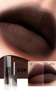 Vente directe d'usine Texture de voile aérographe lisse et pas facile à sécher 4 en 1 Pigments lumineux Crème pour les lèvres magique - Product Image 3