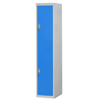 Armoire en acier à 2 portes, casier de rangement métallique avec tiroirs et tringle de suspension pour grande chambre à coucher