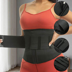 Corset Amincissant Premium pour Femme en Nylon 100% avec Fermeture Éclair, Contrôle Ferme du Ventre, Respirant, Serre-Taille pour l'Entraînement - Product Image 3