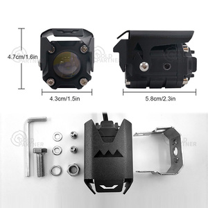 Foco LED para Motocicleta, 6000LM, Lente Bicolor, Luz de Trabajo Externa, 6000K, Luz de Largo y Corto Alcance - Product Image 6