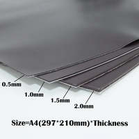 A4 Selbstklebender Gummi Flexibler Magnet 0,8/1mm Schwarze Magnetfolie Kühlschrank Foto Bild DIY Kreative Dekoration Einfach zu Schneiden