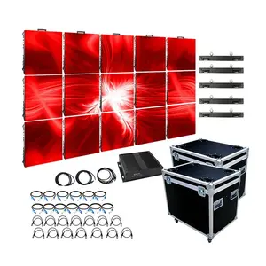 Waterproof portable p4.81 seamless splicing rental led display screen outdoor p3.91 indoor led panel video for led church