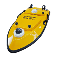 Échographe à Faisceau Unique Intégré en Fibre de Carbone Double Alimentation USV Dolphin 3 pour Équipement de Relevé, OEM, Autonomie de 3 Heures, 200 KHz, 1 cm