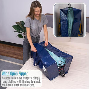 2024 <span class=keywords><strong>Bolsas</strong></span> de mudanza tejidas de PP ecológicas impresas personalizadas reutilizables de fábrica Almacenamiento extra grande para mover <span class=keywords><strong>bolsas</strong></span> de compras personalizadas - Product Image 4