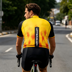 Jersey de Ciclismo Personalizado de Fábrica con Impresión Completa, Logotipo de Equipo Personalizado, Alta Elasticidad, Transpirable, Secado Rápido, para Entusiastas del Ciclismo - Product Image 2