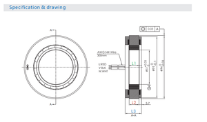 Motor sin Escobillas de 48V, sin Marco, 1.58NM, OD94mm, Altura 19mm, Accionamiento Directo para Sistemas de Gimbal, Electrodomésticos y Ventiladores - Product Image 3