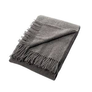 ผ้าห่มขนแกะเนื้อนุ่มผ้านุ่มสำหรับทอขนาดคิงไซส์ขน100% นุ่มลายสก๊อตหรูหราออกแบบได้ตามต้องการ - Product Image 3