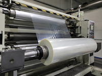 Film de plastification thermique brillant BOPP 17m haute transparence EVA pré-enduit pour couvertures de livres, magazines, brochures, plastifieuse haute vitesse 300m