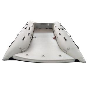 Pontón inflable de PVC para 4 personas, catamán <span class=keywords><strong>pequeño</strong></span> de bote de pesca, OEM, gran oferta - Product Image 2