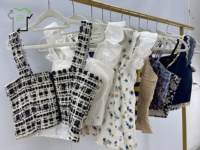 Venta al por Mayor de Camisolas de Verano Usadas, Ropa Casual de Segunda Mano, Corte Ajustado