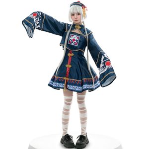 Nuevos estilos Halloween Anime Cosplay <span class=keywords><strong>disfraz</strong></span> Zombie <span class=keywords><strong>disfraz</strong></span> <span class=keywords><strong>diablo</strong></span> fantasma <span class=keywords><strong>maquillaje</strong></span> baile fiesta vestir - Product Image 4