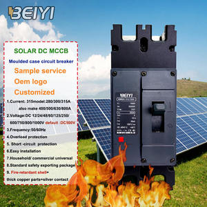Disyuntor Pv de alta calidad Twin Pole Mccb 200a 500V 750V 1000V 48 voltios 300a Dc Disyuntor de batería - Product Image 1
