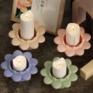 Molde de Resina para Velas con Forma de Flor y Loto 3D, Decoración de Mesa para el Hogar, con Silicona para Moldeo con Resina Epoxi, Herramientas para Pasteles - Product Image 5