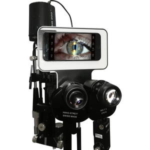 กล้องดิจิตอลสำหรับตรวจโรคตาแบบ Slit Lamp ยี่ห้อ Inami Hongdee ราคา Slit Lamp ยี่ห้อ Kanghua พร้อมอะแดปเตอร์ลำแสงพลาสติก Ce Phonto Slit Lamp Oph - Product Image 4