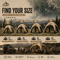 Tente gonflable hermétique personnalisée CATC |   Dôme de glamping haut de gamme pour événements et camping |   Auvent extérieur durable en Oxford 400D avec