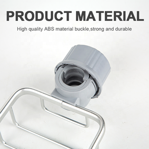 Gloway Faucet Drying Storage Rack <strong>Burr</strong> Free Aluminum Grid Design Bottom Space Saving Kitchen Sink Caddy Organizer Sponge <strong>Holder</strong> - Product Image 4