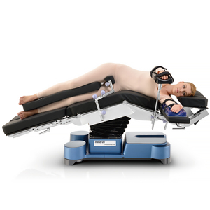 Lit chirurgical électrique Mindray HyBase 8300/8500 avec plaque dorsale et plaque pour les jambes réglables, position Trendelenburg, pour salle d'opération - Product Image 6
