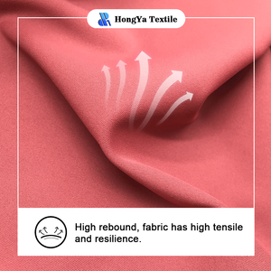 No6614 Nhà Máy Bán Hàng Trực Tiếp Thoải Mái Vải Thoáng Khí Hai Mặt Cao Căng Vải Polyester Cho Yoga - Product Image 4