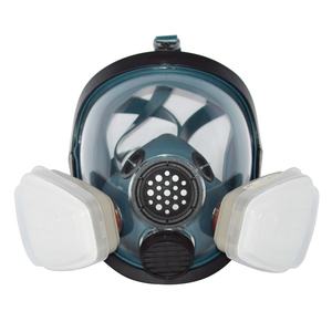 Masque à gaz professionnel en silicone intégral avec fonction filtrante et grande vue pour les pompiers - Product Image 3