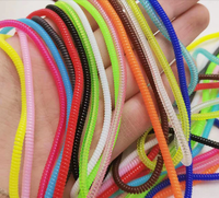 60cm couleurs câble de données manchon de protection printemps ficelle pour téléphone Android USB charge étui pour écouteurs couverture canette enrouleur