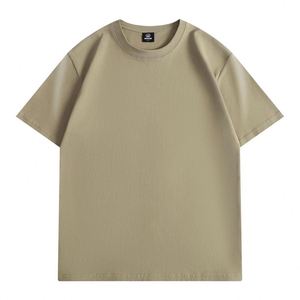 High Quality 100% Cotton 190gsm Screen Printing Logo Short Sleeve O-Neck Anti-Wrinkle <b>Tshirt</b> for Men Women Unisex - Product Image 6