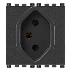 เต้ารับสวิส Sicury 2P+T 10A สีเทา ขนาด 5.4x5.3x6 ซม. สำหรับติดตั้งบนผนัง - Product Image 1