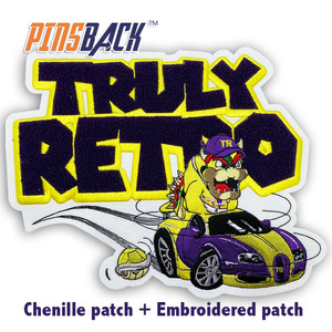 Design d'usine personnalisé Lettres colorées Noël <span class=keywords><strong>Mickey</strong></span> Iron-on Jogger Set Chenille Brodé Badges Patches pour Trucker Hat - Product Image 5