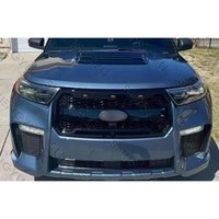 Systèmes de carrosserie automobile pour Ford Explorer 2020-2023, mise à niveau vers le modèle Raptor, kit de carrosserie comprenant un ensemble de pare-chocs avant avec calandre
