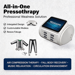 Équipement professionnel de pressothérapie à 24 airbags pour massage lymphatique par compression avec appareil d'analyse cutanée - Product Image 1